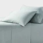 Threshold Hotel Collection 800 Thread Light Teal Green Full 4 Pc Sheet Set Nwot. Fixed Price $48.00.