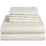6 Pc Queen Sheet Set New Inc 4 Pillow Cases Sarafina Decorators Collection. Fixed Price $18.99.