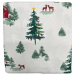 Cuddle Duds Flannel Set Christmas Trees & Barns Queen Sheets, Bedding. Fixed Price $72.88.
