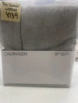 Calvin Klein Modern Cotton Body Harrison Queen Flat Sheet Grey Preowned. Fixed Price $35.99.
