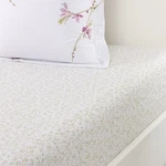 Yves Delorme France- Gaura Organic Cotton Percale 18" Deep Fitted Sheet 500 T/c. Fixed Price $350.00.
