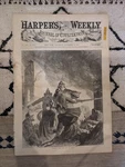 1872 Boston Fire Department Birds Eye Harpers Weekly Nov 30 Church. Fixed Price $134.22.