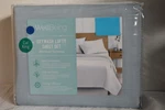 Wellbeing Oxywash Lofty Sheet Set Size Cal King Color Blue 300 Thread Count Nip. Fixed Price $30.00.