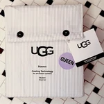 Nwt Ugg "ronica" Queen Sheet Set All Season Cooling Technology Color-stone/white. Fixed Price $74.79.