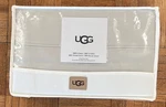 Nwt Ugg Iona "king" Sheet Set 300 Thread Count "stone/gray Solid" 100% Cotton. Fixed Price $99.99.