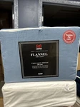 Bibb Home 100% Cotton Solid Flannel Set - Cozy, Soft, Deep Pocket. Fixed Price $33.95.