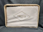 Frette Raso Fitted Queen Sheet 61 X 81 100% Cotton Bedding Milk New!. Fixed Price $284.95.