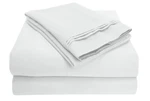 Luxor Impressions 100% Egyptian Cotton Sheet Set 1000 Tc Full White **new**. Fixed Price $91.99.