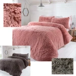 Cosy Fur Shaggy Fluffy Long Pile Duvet Quilt Cover Bedding Set With Pillow Cases. Fixed Price $51.03.