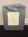Casaluna California King Premium Cotton Sateen Sheet Set - Mineral Blue. Fixed Price $80.07.