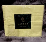 Vintage Lauren Ralph Crystal Cay Lime Striped Full Flat Sheet New Sealed. Fixed Price $88.76.