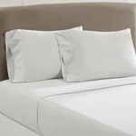 Amrapur Aircloud Vintage Washed 100% Cotton 4 Piece Bed Sheet Set, Twin, White. Fixed Price $19.99.