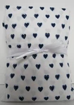 Pottery Barn Teen Roller Rabbit Hearts Organic Sheet Set Twin/twinxl Navy New. Fixed Price $85.95.