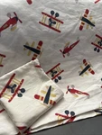 Vtg Cannon Kids 2PC Sheet Set Twinno Iron Percale Usa Airplanes. Fixed Price $14.95.
