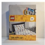 Lego Twin Sheet Set 100% Polyester Minifigures Multicolor Kids Bedding. Fixed Price $18.00.