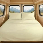 Non Sticky Cotton 4 Piece Premium Egyptian Rv Short Queen Sheet Set 15. Fixed Price $71.25.