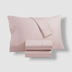 Bergen House Pink Floral Vine 1000TC Egyptian Cotton 4PC Sheet Set Size, Full. Fixed Price $91.80.