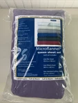 Shavel Home Products Purple Micro Flannel Solid 4-PIECE Queen Sheet Set New. Fixed Price $44.61.