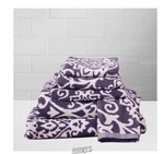 Baltic Linen Plush Jacquard Paisley 6-PIECE Towel Set Deep Plum 100% Cotton. Fixed Price $38.99.