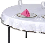 Sofinni 70" Round Clear Tablecloth Protector Waterproof Vinyl Cover. Fixed Price $16.99.