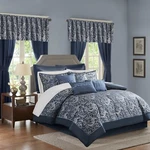 Madison Park Essentials Brystol 8/24 Piece Room Comforter All Season Bedding-set. Fixed Price $159.99.