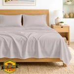 Sgi Bedding Cal King Sheets Light Grey 600TC. Fixed Price $103.99.