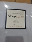 Charter Club Blue Sleep Luxe Solid Cotton Flannel 4-PC. Sheet Set Full. Fixed Price $59.99.