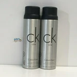 2 Pcs Ck One By Calvin Klein 5.0OZ Body Spray Brand New Unisex Fragrance Set. Fixed Price $32.95.