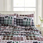 Tribeca Living Heavyweight Flannel 200-GSM Solid Or Printed Deep Pocket Sheet. Fixed Price $85.72.