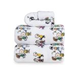 Berkshire Peanuts Velvetloft Plush Twin Set,extra Warm Fleece SHEETS,3-P. Fixed Price $74.56.