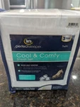 Serta Perfect Sleeper Cool & Comfy White Twin Sheet Set Extra Wide Boxer Hem New. Fixed Price $12.99.