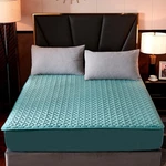 Pangzi Flannel Fitted Sheet,plush Thicken Mattress Cover Warm Velvety Soft He.... Fixed Price $52.40.