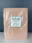 Ll Bean Ultrasoft Flannel Bedding, Twin Comforter Cover, Pink Clay. Fixed Price $74.99.