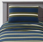 Teen Twin Rugby Stripe Jersey Sheet Set - Makers Collective New. Fixed Price $15.00.
