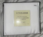 Luxury Home 1600 Series Egyptian Softness White Full Piece Sheet Set New. Fixed Price $34.99.
