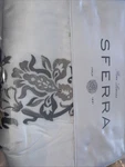 Sferra Saxon Grey White Full Queen Flat Sheet. Fixed Price $249.99.