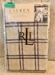 Ralph Lauren Surrey Garden Tattersall Purple King Pillowcases Nip. Fixed Price $85.00.