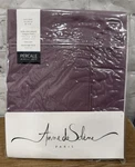 Anne De Solene Paris Percale Cotton Euro Sham Purple Vexin 200 Tc Easy Care. Fixed Price $39.99.