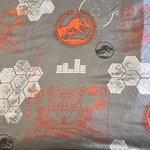 Franco Jurassic World Eruption Twin Flat Sheet Dinosaur Rex Logo Microfiber. Fixed Price $9.99.