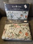Ralph Lauren Toulouse (claudette) Queen Flat & Fitted Sheet New Rare! Vintage. Fixed Price $325.00.