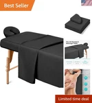 Massage Table Sheets Sets, 3 Pcs Professional Microfiber Bed Cover Sh.... Fixed Price $48.44.