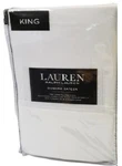 New Set Of 2 Ralph Lauren White Dunham Sateen King PILLOWCASES-300 Tc. Fixed Price $31.99.