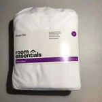 New Room Essentials Sheet Set Full Microfiber Solid Wrinkle Resistant White. Fixed Price $15.99.