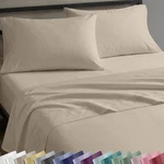 California Design Den King Size Sheets Set - Natural 100% Cotton. Fixed Price $65.58.