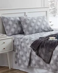 Traditions Collection 4-PIECE Soft Microfiber Sheet Set W/ Throw Twin Size $70. Fixed Price $24.99.