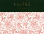 Ralph Lauren Full Sheet Set Monaco Paisley Coral Floral 4PC Cottage Boho Chic. Fixed Price $47.99.