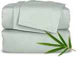 Full Sheets, Genuine 100% Organic Viscose Derived From Bamboo Bed Set, Lux. Fixed Price $145.68.