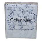 Calvin Klein 4-PIECE Cotton Sateen Weave Queen Sheet Set 300 Tc Airy Botanical. Fixed Price $73.50.