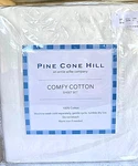 Pine Cone Hill King Sheet Set Dove White 100% Cotton Annie Selke Crisp Clean New. Fixed Price $84.99.