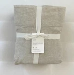 Pottery Barn 4PC Belgian Flax Linen Hemstitch Sheet Set Queen Nwt. Fixed Price $239.00.